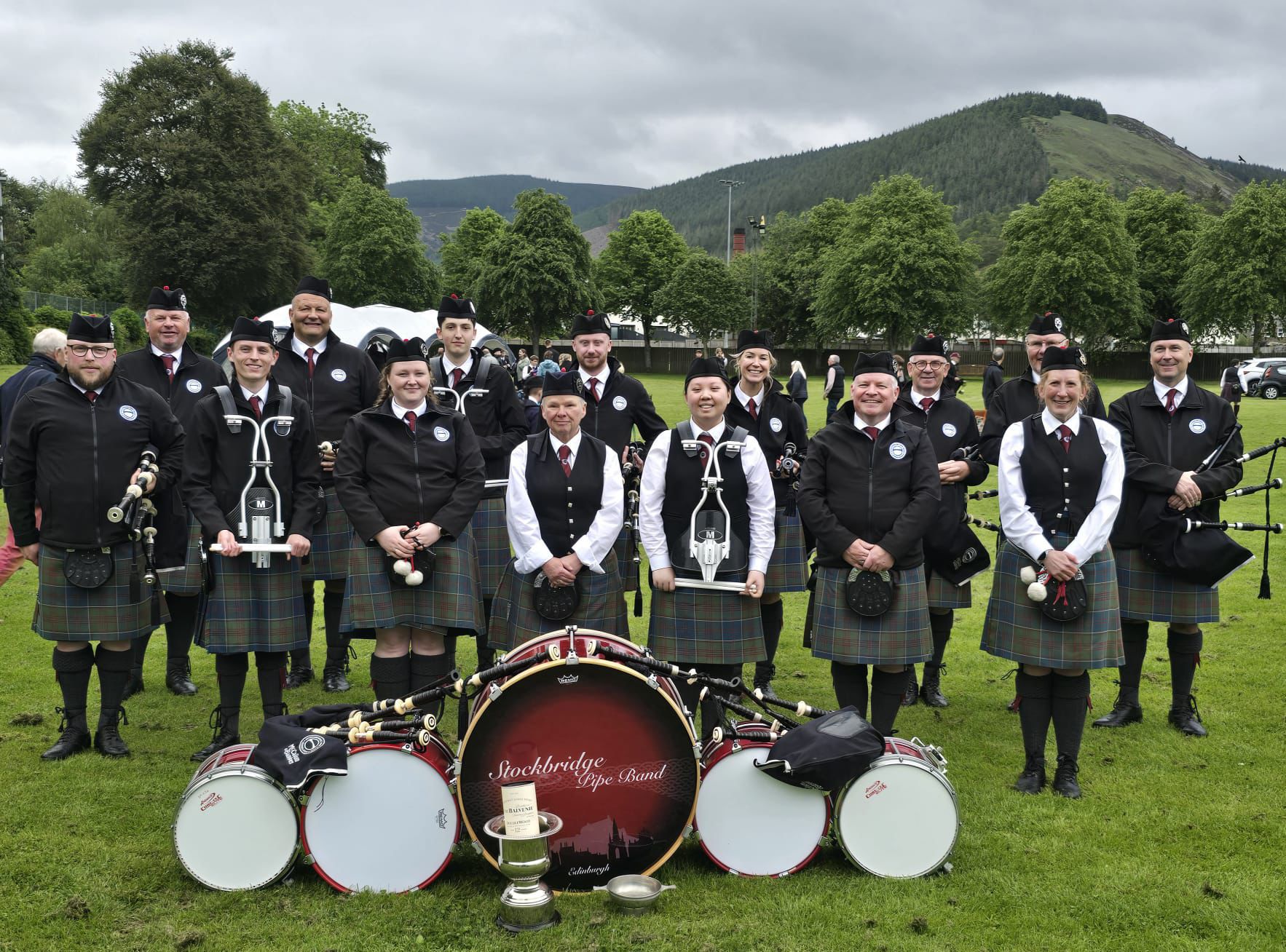 Grade 4B Pipe Band at Innerleithen 2026